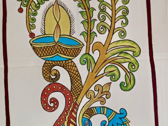 Arbre de vie 11-A12 (62x37) - Kalamkari