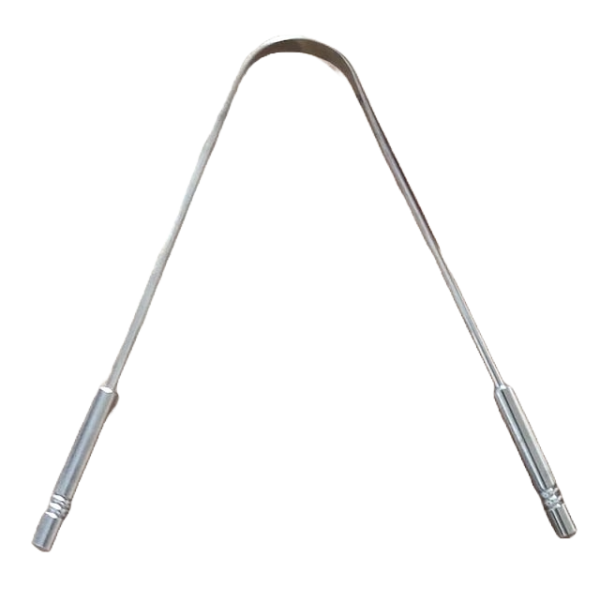 Gratte langue en inox