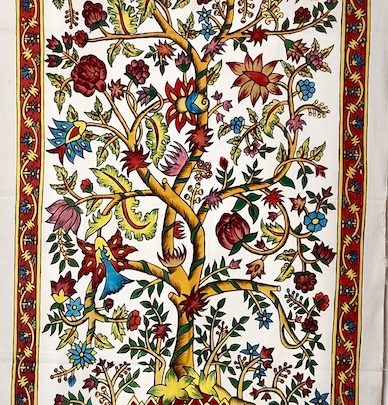 Arbre de vie liane AD13 (116x69) - Kalamkari