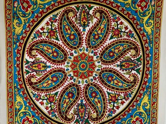 Mandala BA1 (105x102) - Kalamkari