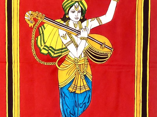 Musicien rajasthan E1 (92x61) - Kalamkari
