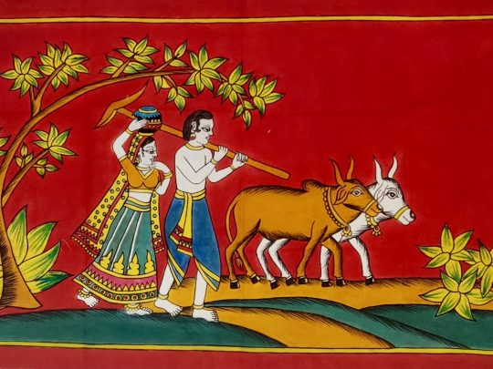 Fermiers IA7 (97x49) - Kalamkari